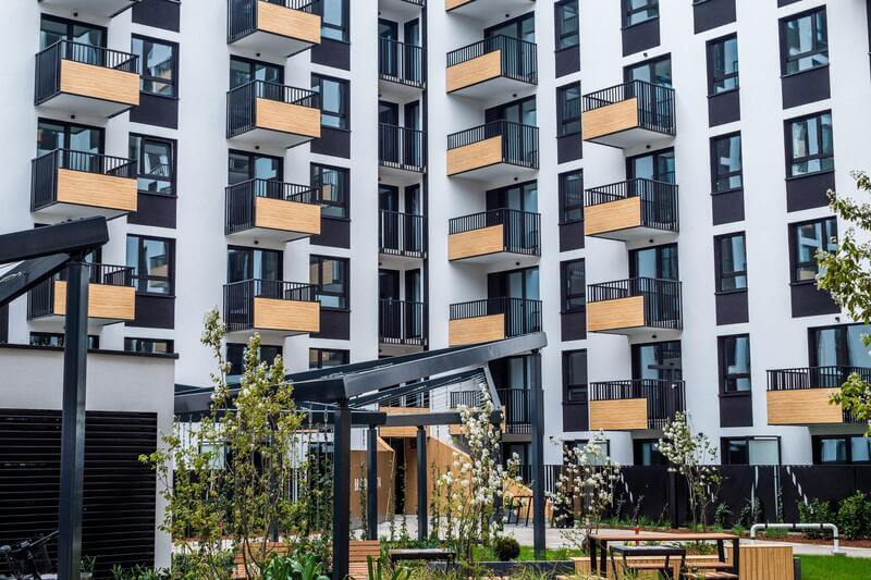 moderný rezidenčný apartmánový komplex
